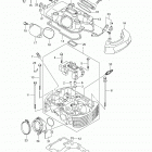 VL1500BTL3 Boulevard C90T Задняя головка цилиндров