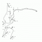 DL650AL3 V-Strom Передние тормозные трубки
