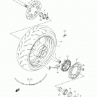 GSX-R1000 Rear wheel (gsx-r1000zl3 e33)