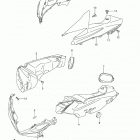 GSX-R750 Air intake pipe (agq)