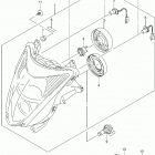 GSX1300R,A Headlamp (gsx1300ral4 e03)
