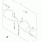 DL650AL3 V-Strom Knuckle cover set (optional)