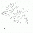 VZ1500 Boulevard M90 Рама задняя часть