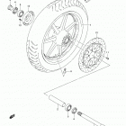VL1500BTL3 Boulevard C90T Переднее колесо