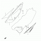 DR650SE Обтекатель рамы