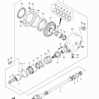 VZ1500 Boulevard M90 Propeller shaft  /  final drive gear