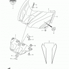 GSX-R1000 Fuel tank front cover (gsx-r1000zl3 e03)