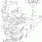 VL800 T,C Boulevard C50 Rear cylinder head (vl800cl3 e03)