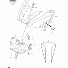 GSX-R1000 Fuel tank front cover (gsx-r1000zl3 e33)