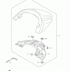 VZR1800,Z Boulevard M109R Seat tail box (vzr1800l3 e03)