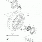 GSX-R1000 Rear wheel (gsx-r1000l3 e33)