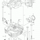 DR-Z125,L Головка цилиндра