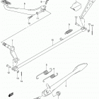 VZ800 Boulevard M50 Stand rear brake