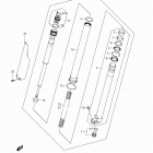 RM-Z450 Front fork damper rh
