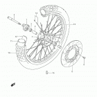 DR650SE Переднее колесо