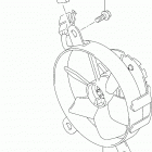 DR-Z400S Вентилятор радиатора