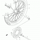 DR-Z125,L Front wheel (dr-z125ll3 e33)