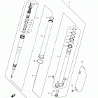 RM-Z450 Front fork damper lh