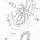 DR-Z400S Front wheel (dr-z400sl3 e03)