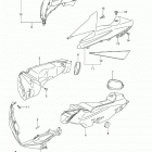 GSX-R750 Air intake pipe (aa3)