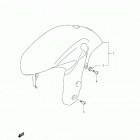 GSX-R600 Front fender (gsx-r600l3 e03)