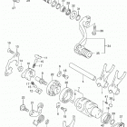 DR-Z400S Механизм  переключения передач