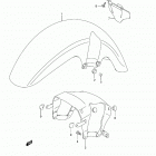 VL1500BTL3 Boulevard C90T Переднее крыло