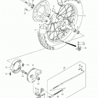 DR-Z125,L Rear wheel (dr-z125ll3 e33)