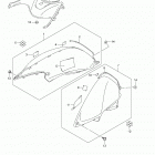 DL650AL3 V-Strom Fuel tank cover