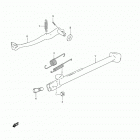 DR650SE Stand  /  rear brake