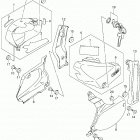VL800 T,C Boulevard C50 Frame cover (vl800cl3 e03)