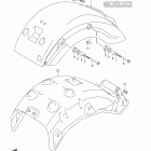 VL1500BTL3 Boulevard C90T Заднее крыло