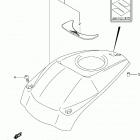 VZ800 Boulevard M50 Fuel tank cover