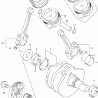 VZ800 Boulevard M50 Коленвал