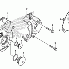 CRF125FB Крышка картера левая