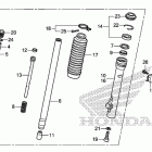 CRF125FB Передняя вилка