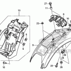 CB1100 Заднее крыло