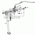 XR650L Подножка