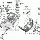 VT1300CSA Крышка головки цилиндров,передняя