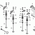 VT1300CR Распределительный вал и клапана
