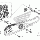 GROM125(MSX125E) Цепь ГРМ и натяжитель
