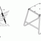 CRF450X Подножка