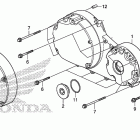 VT1300CR Крышка картера правая