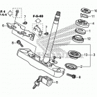 VT750CA Steering stem (1)