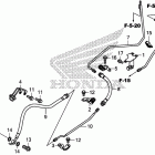 GL1800C Тормозные шланги задние (ABS)