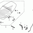 GROM125(MSX125E) Сидение