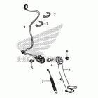 CTX700N Подножка