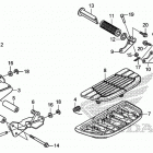 VT1300CT Подножки для ног