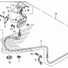 CTX700D Parking brake lever