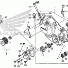 CRF250L Крышка картера правая